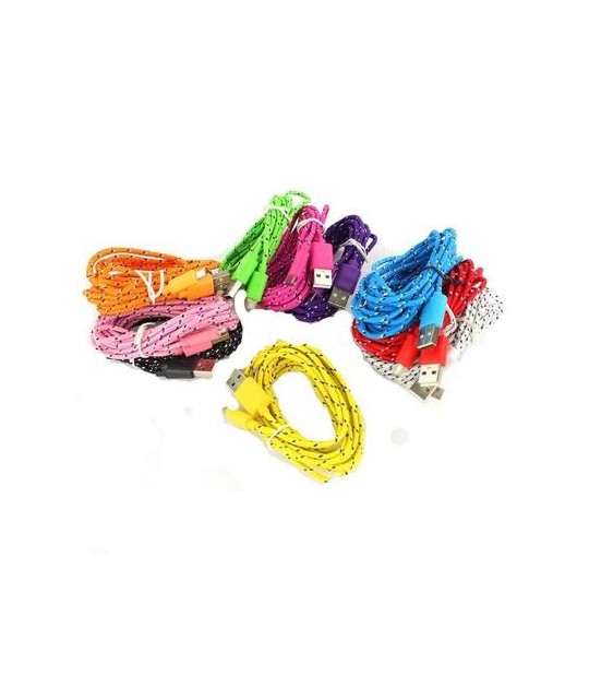 Câble Micro USB Tissu Câble Micro USB Tissu