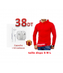 Pack sweat capuche et kit téléphone portable