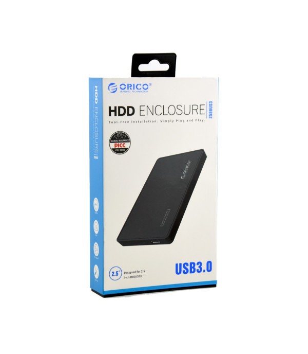 Boitier Pour Disque Dur Externe 2.5 HDD USB 3.0 - Noir